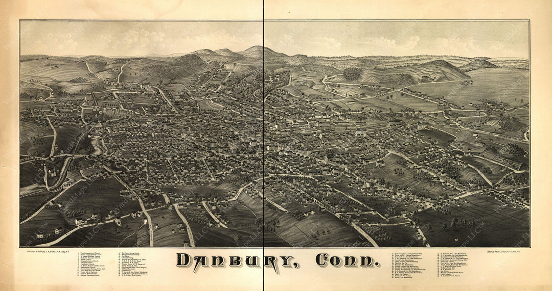 Danbury, Connecticut 1884