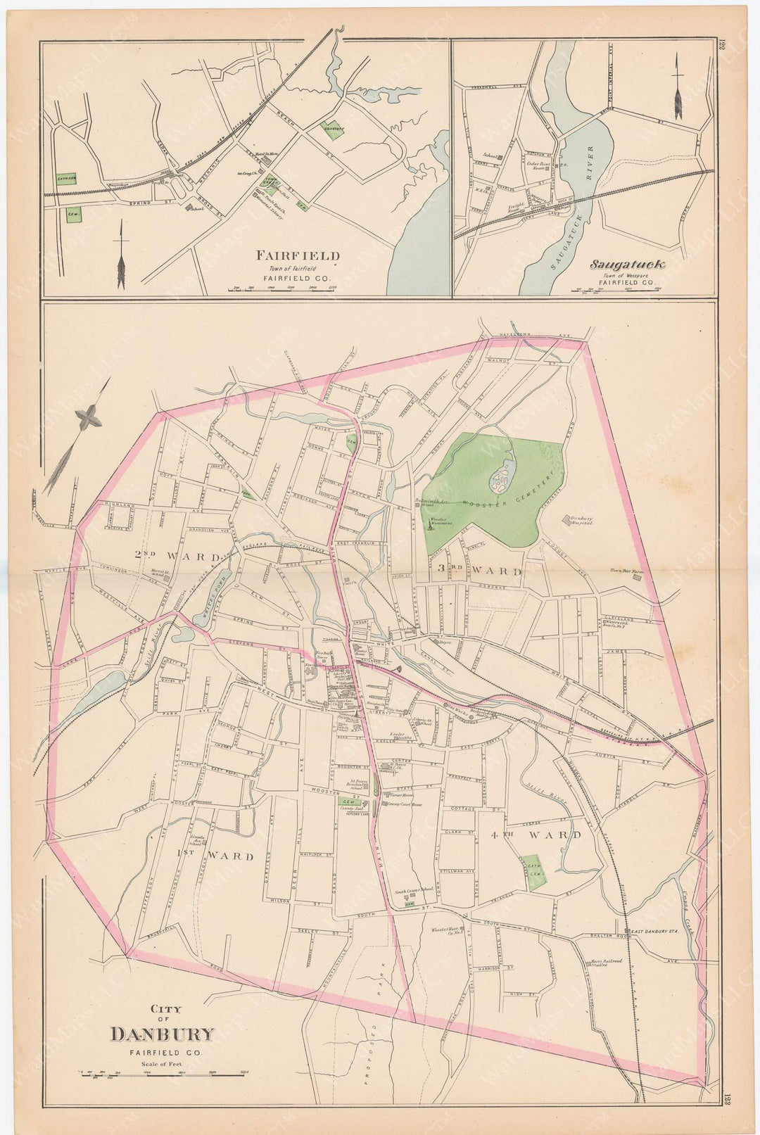 Danbury, Fairfield, and Westport, Connecticut 1893