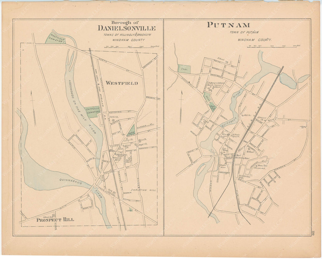 Danielsonville and Putnam, Connecticut 1893