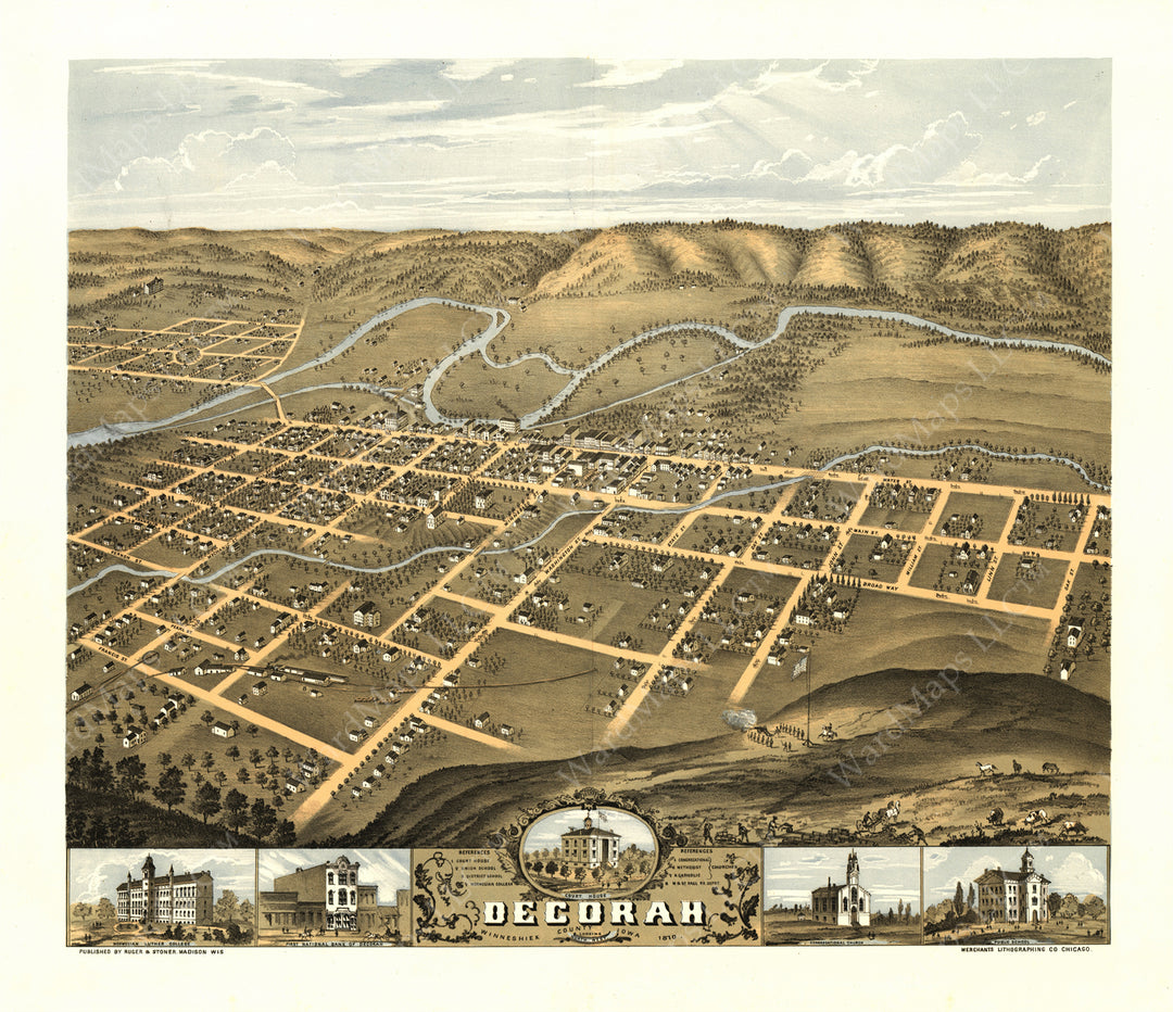 Decorah, Iowa 1870