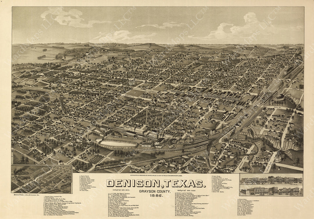 Denison, Texas 1886
