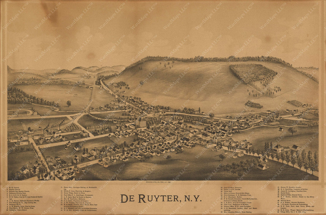 De Ruyter, New York 1892