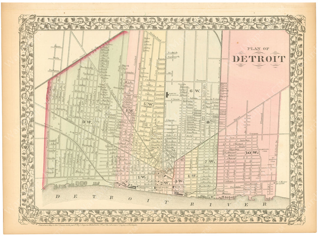 Detroit, Michigan 1873