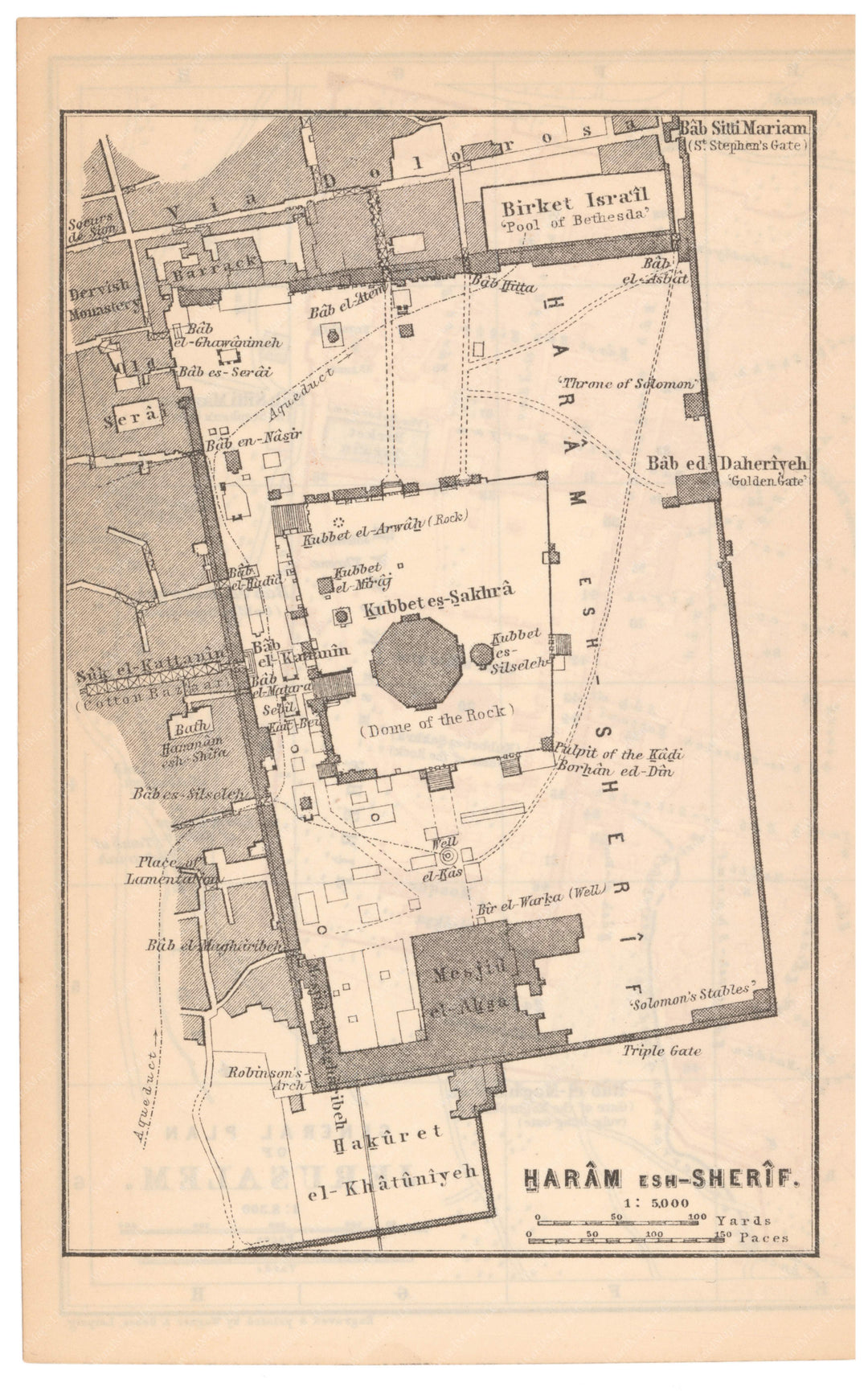 Jerusalem: Temple Mount 1898