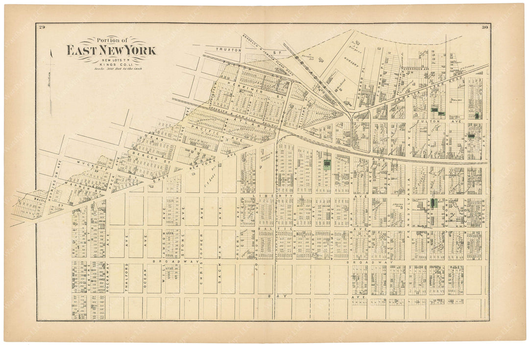 Brooklyn: East New York, New York 1873