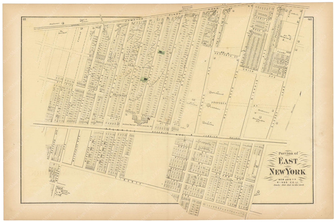 East New York (New Lots), New York 1873