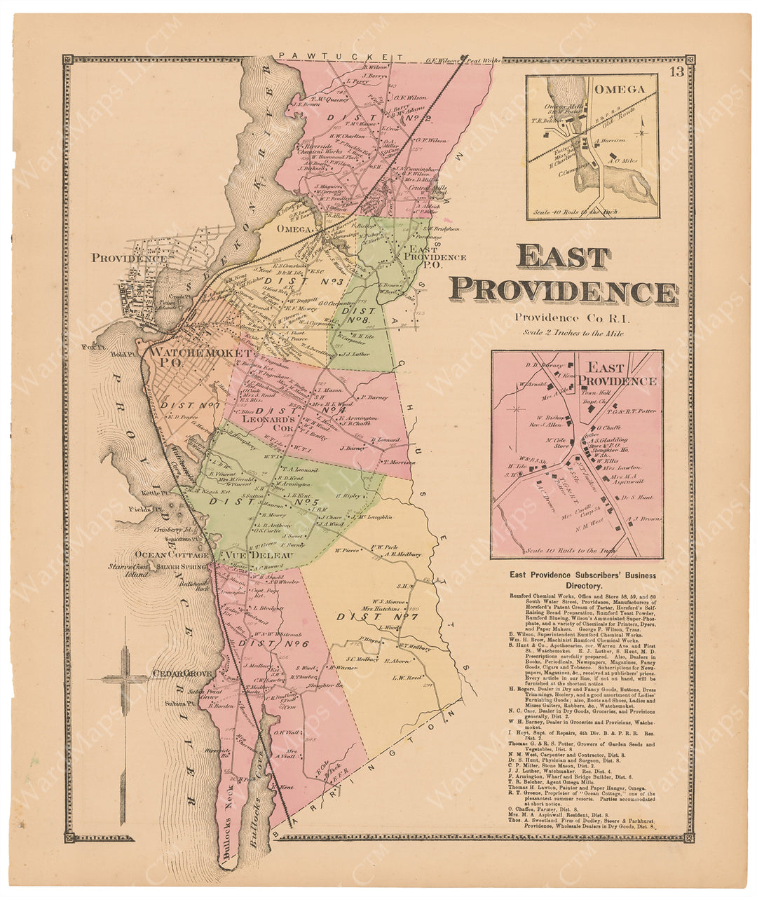 East Providence, Rhode Island 1870