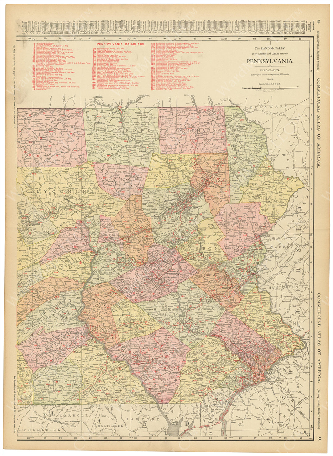 Pennsylvania 1916: Eastern Part