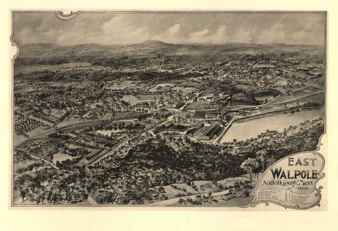 Walpole: East Walpole, Massachusetts 1898