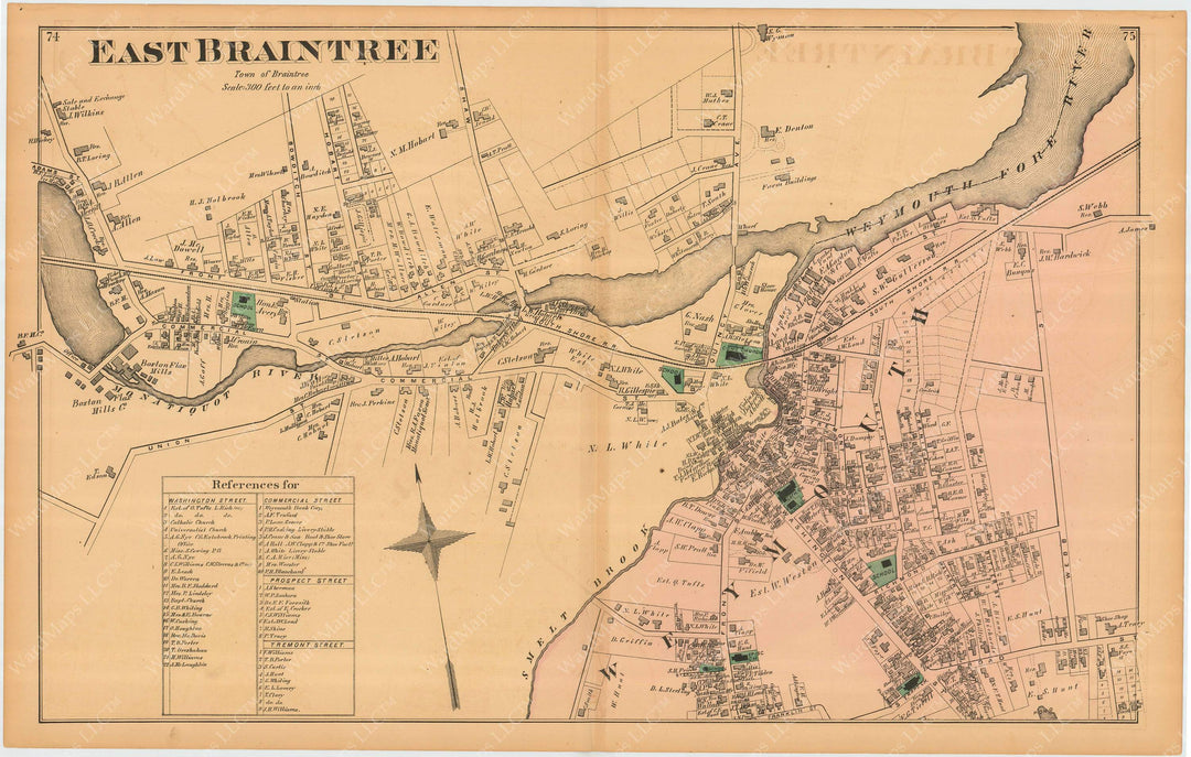 East Braintree, Massachusetts 1876