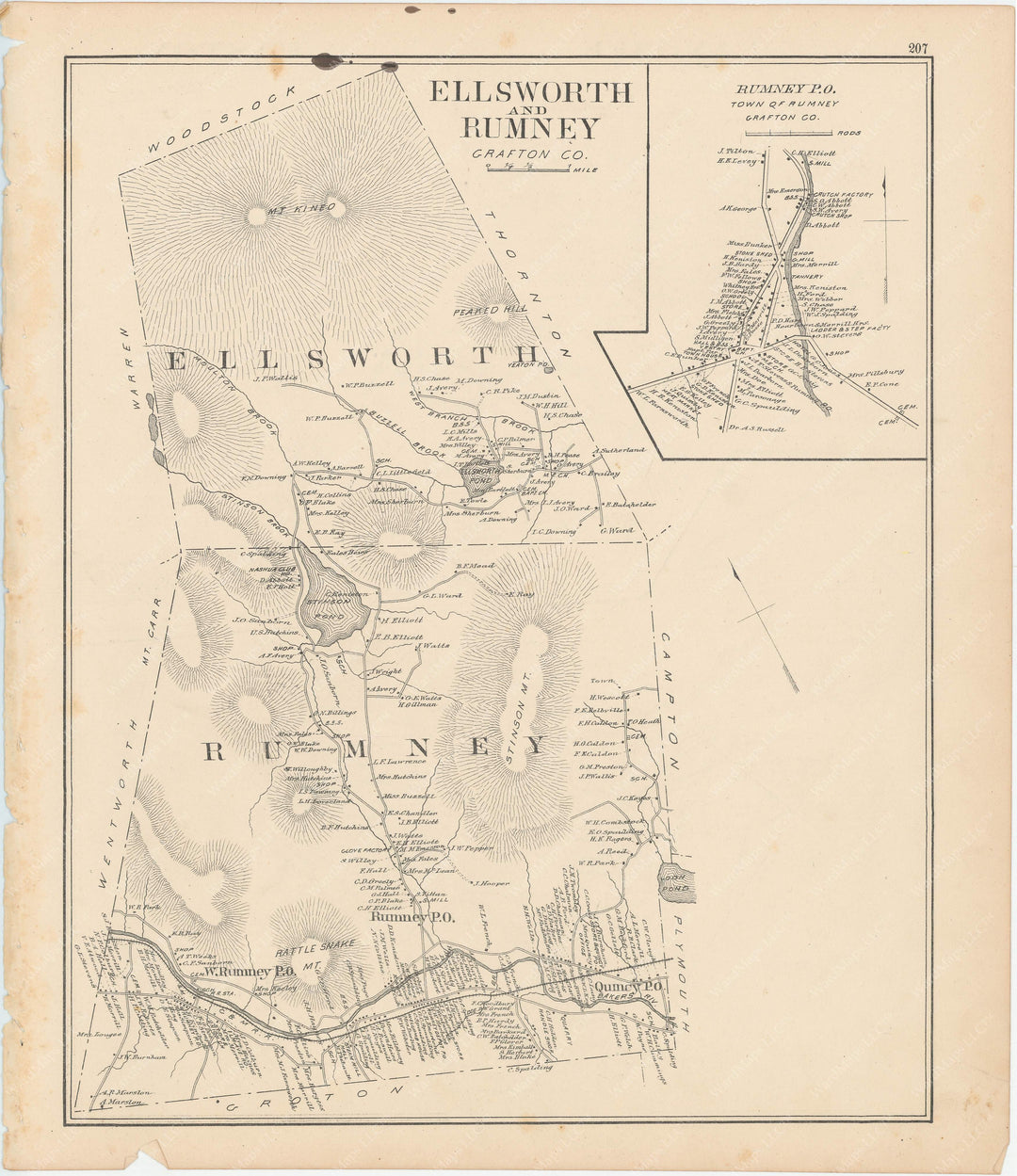 Ellsworth and Rumney, New Hampshire 1892