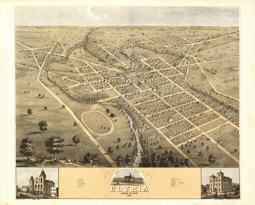 Elyria, Ohio 1868