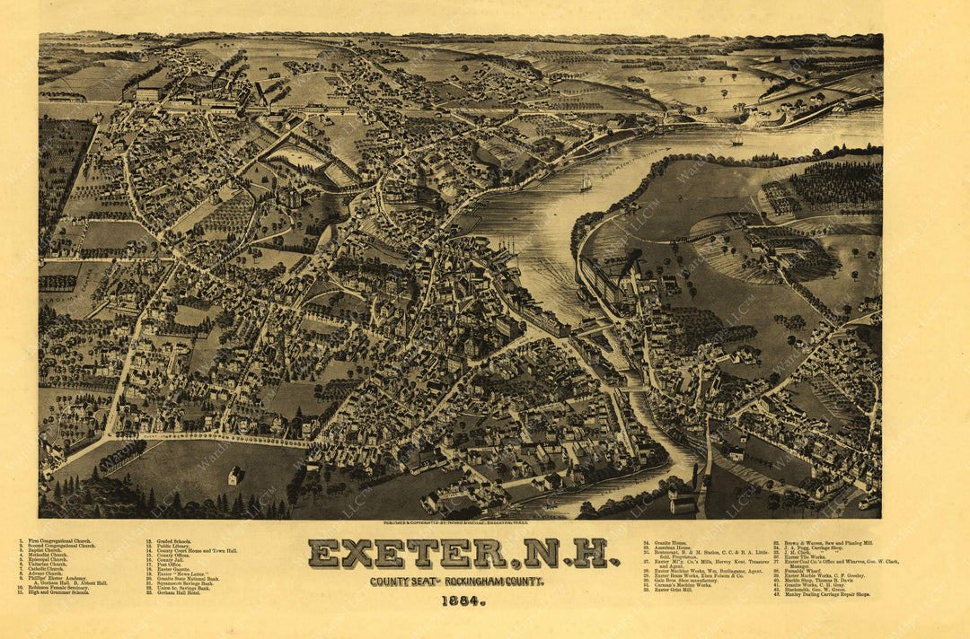 Exeter, New Hampshire 1884