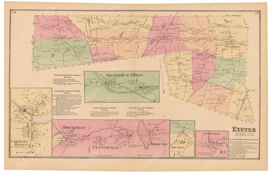 Exeter, Rhode Island 1870