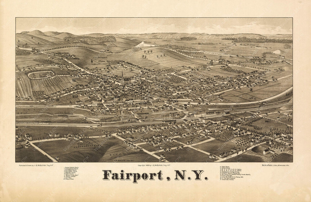 Fairport, New York 1865