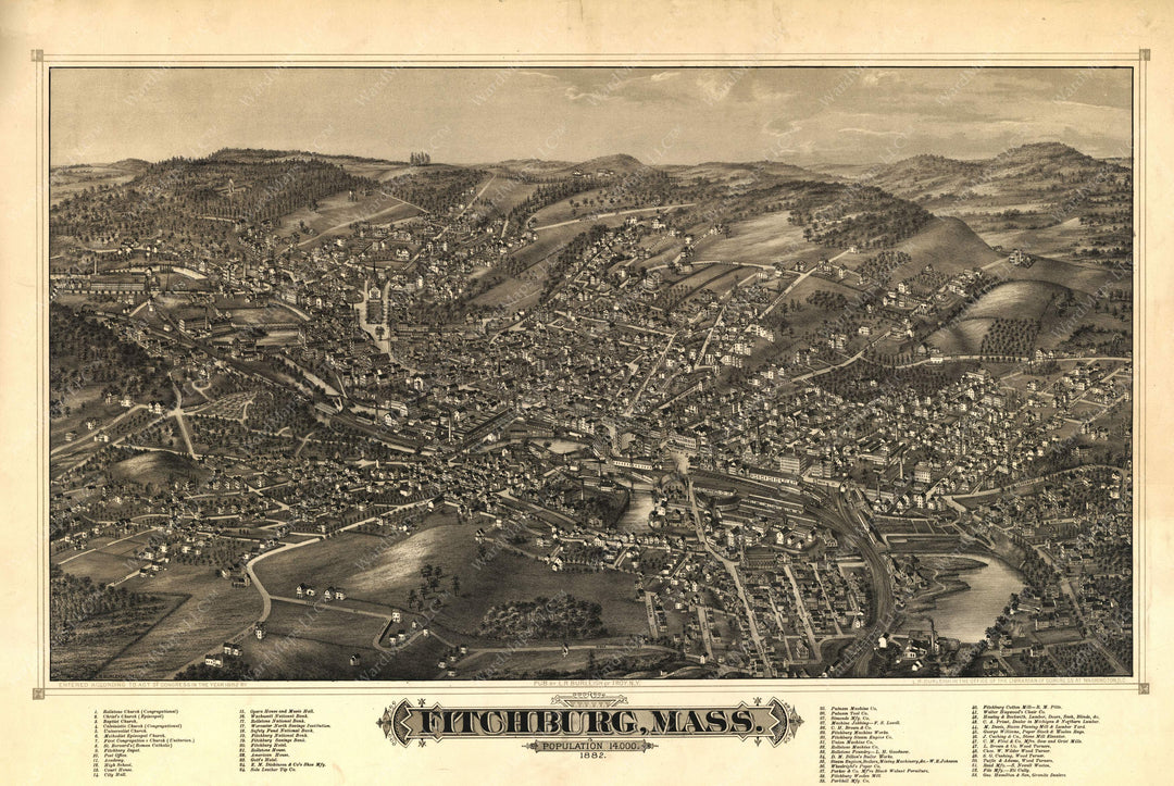 Fitchburg, Massachusetts 1882