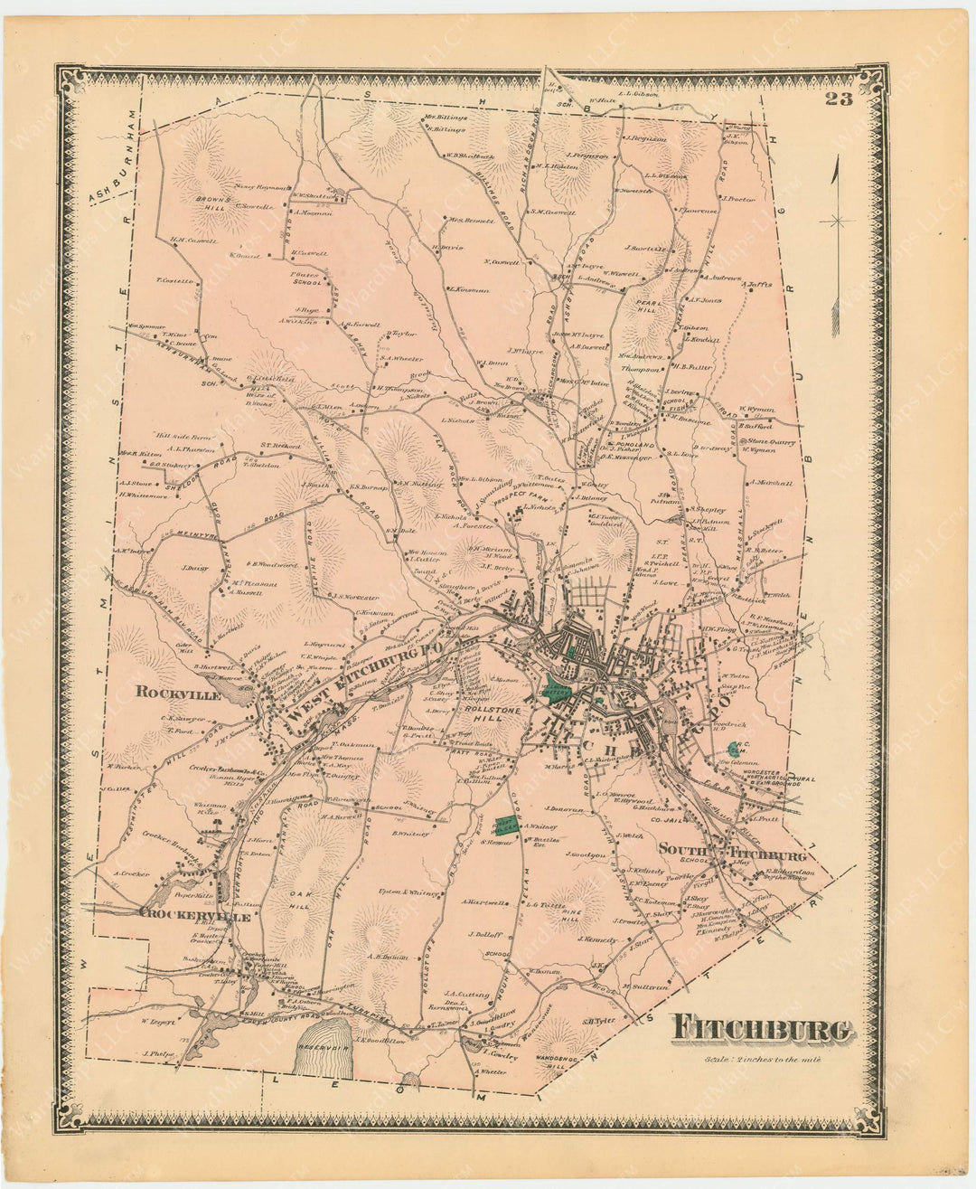 Fitchburg, Massachusetts 1870