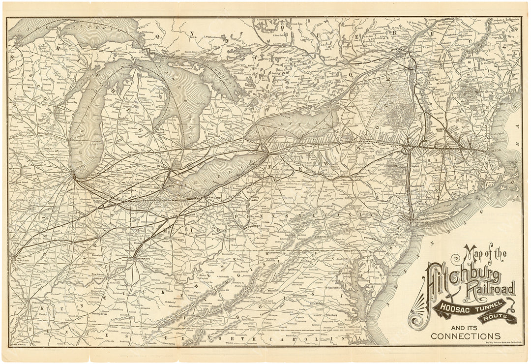 Fitchburg Railroad and its Connections 1895