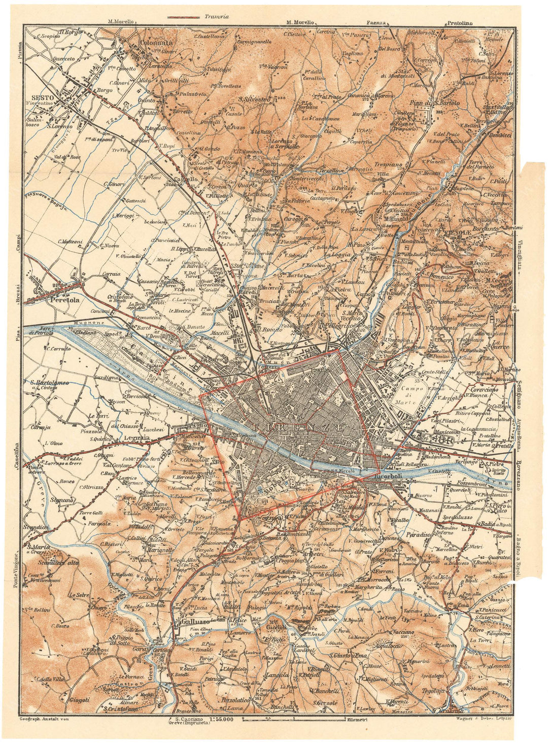Florence and Environs, Italy 1928