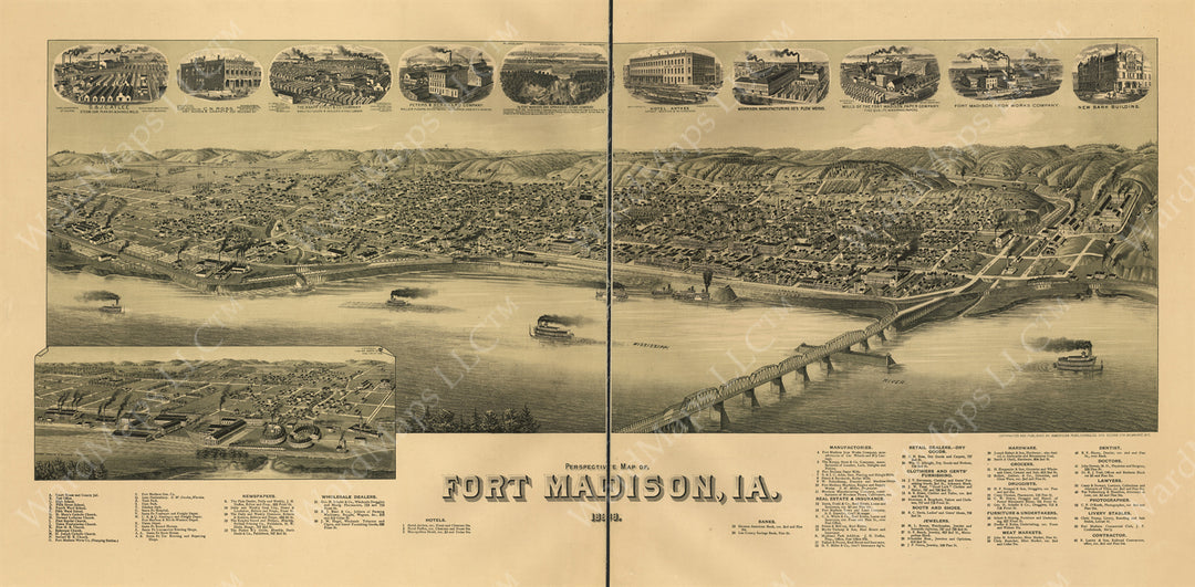 Fort Madison, Iowa 1889