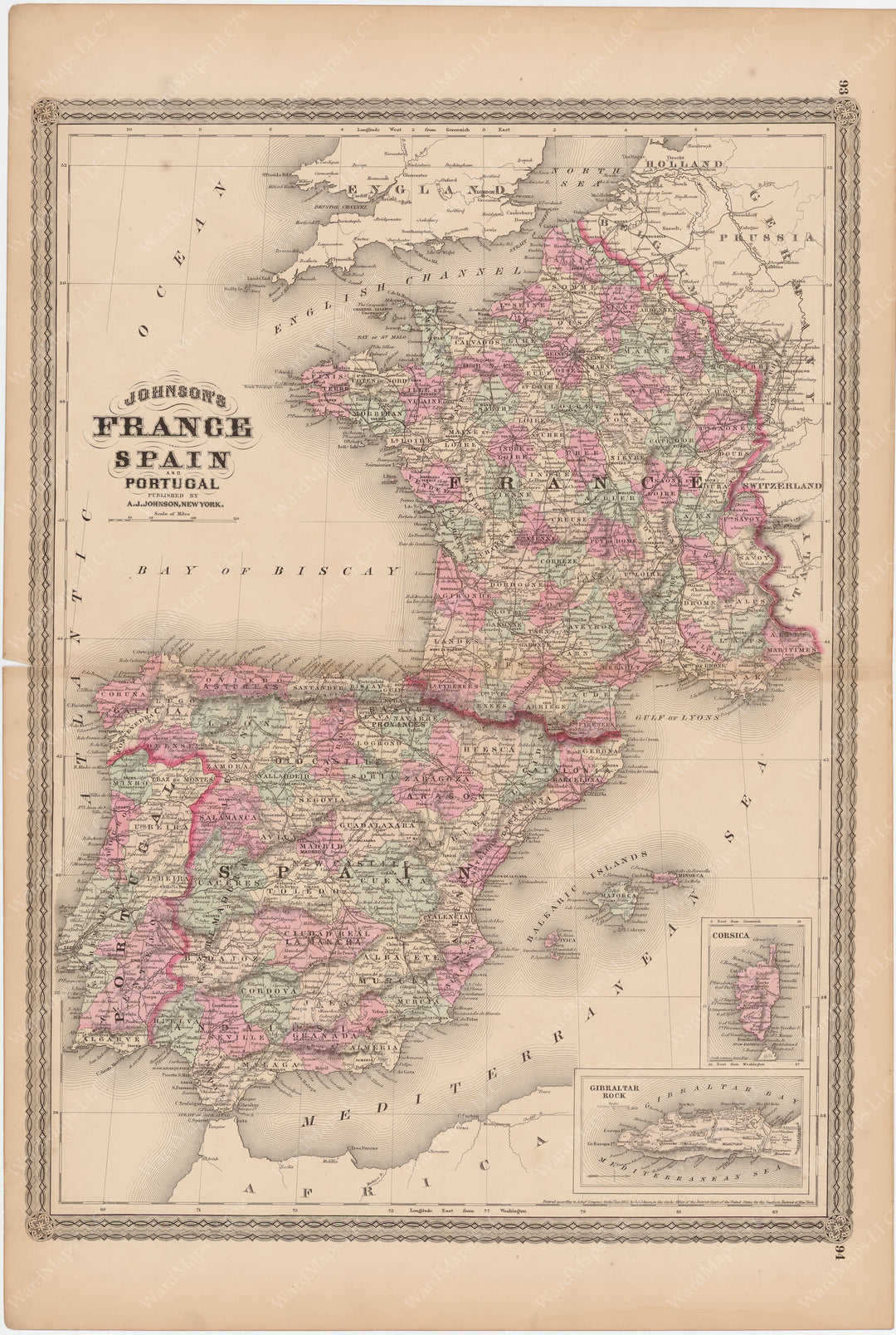 France, Spain, and Portugal 1873