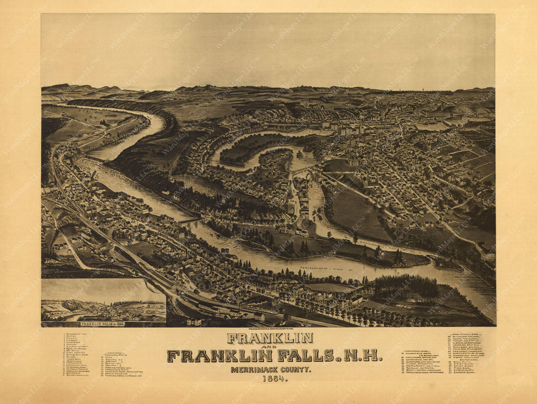 Franklin, New Hampshire 1884