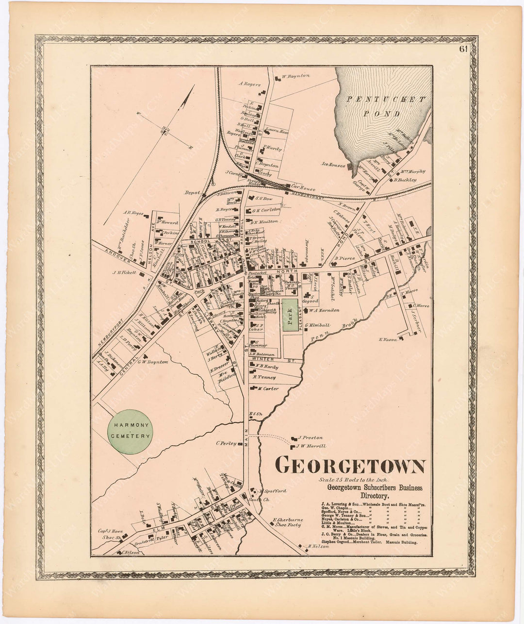 Georgetown Center, Massachusetts 1872