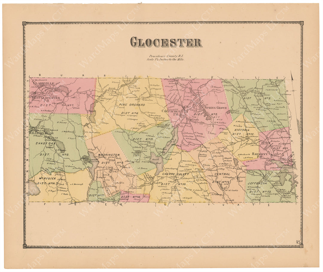 Gloucester, Rhode Island 1870