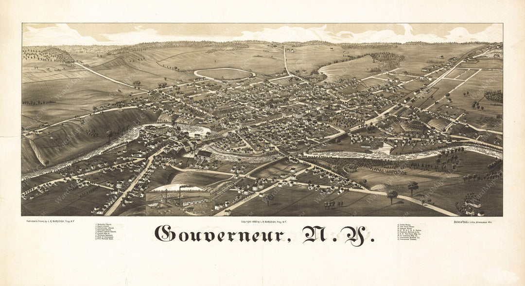 Gouverneur, New York 1885