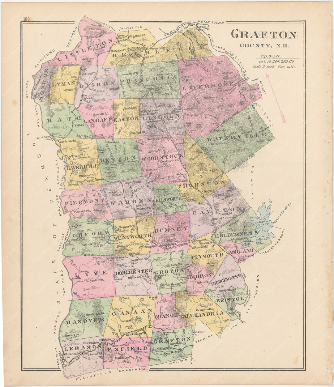 Grafton County, New Hampshire 1892