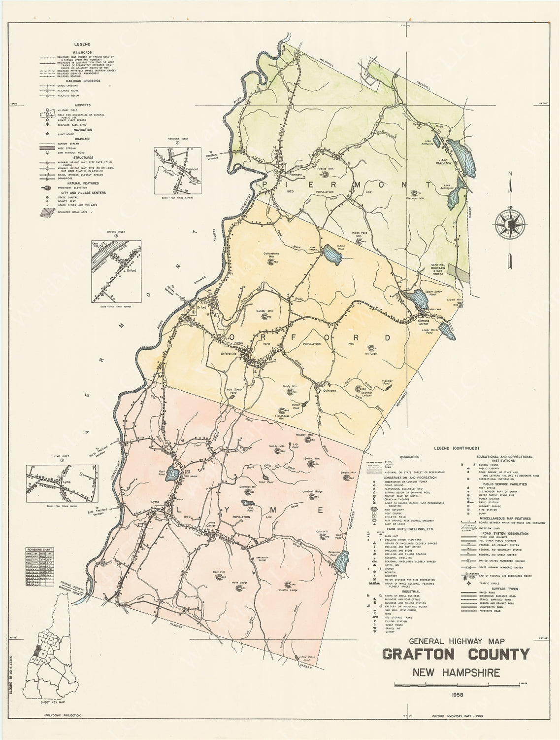 Grafton County, New Hampshire 1958: 12 of 13 – WardMaps LLC