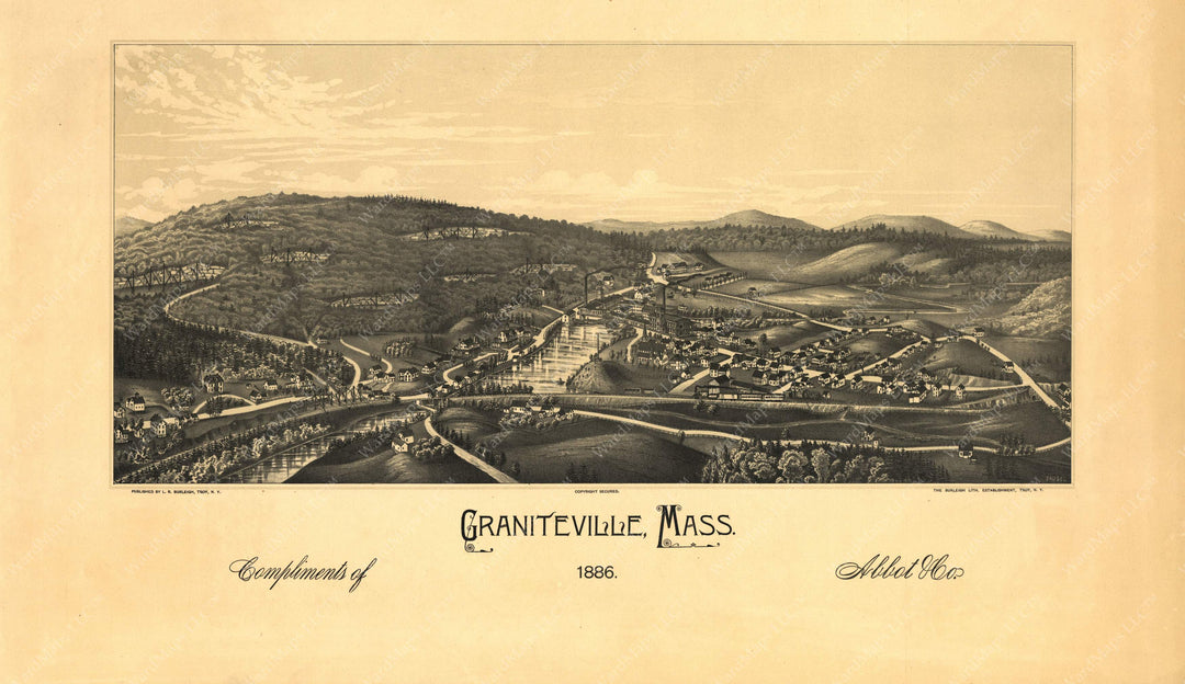 Westford: Graniteville, Massachusetts 1886