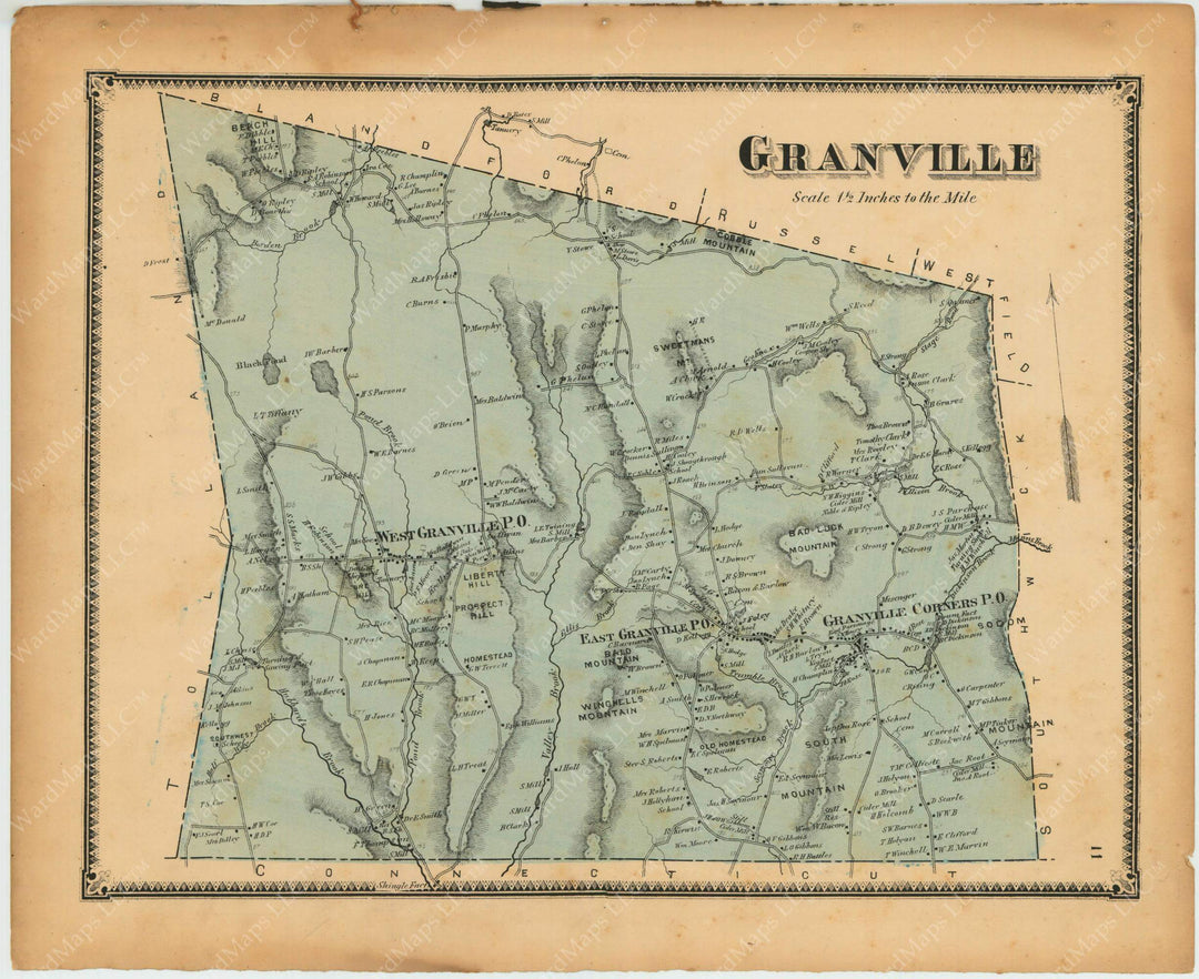 Granville, Massachusetts 1870