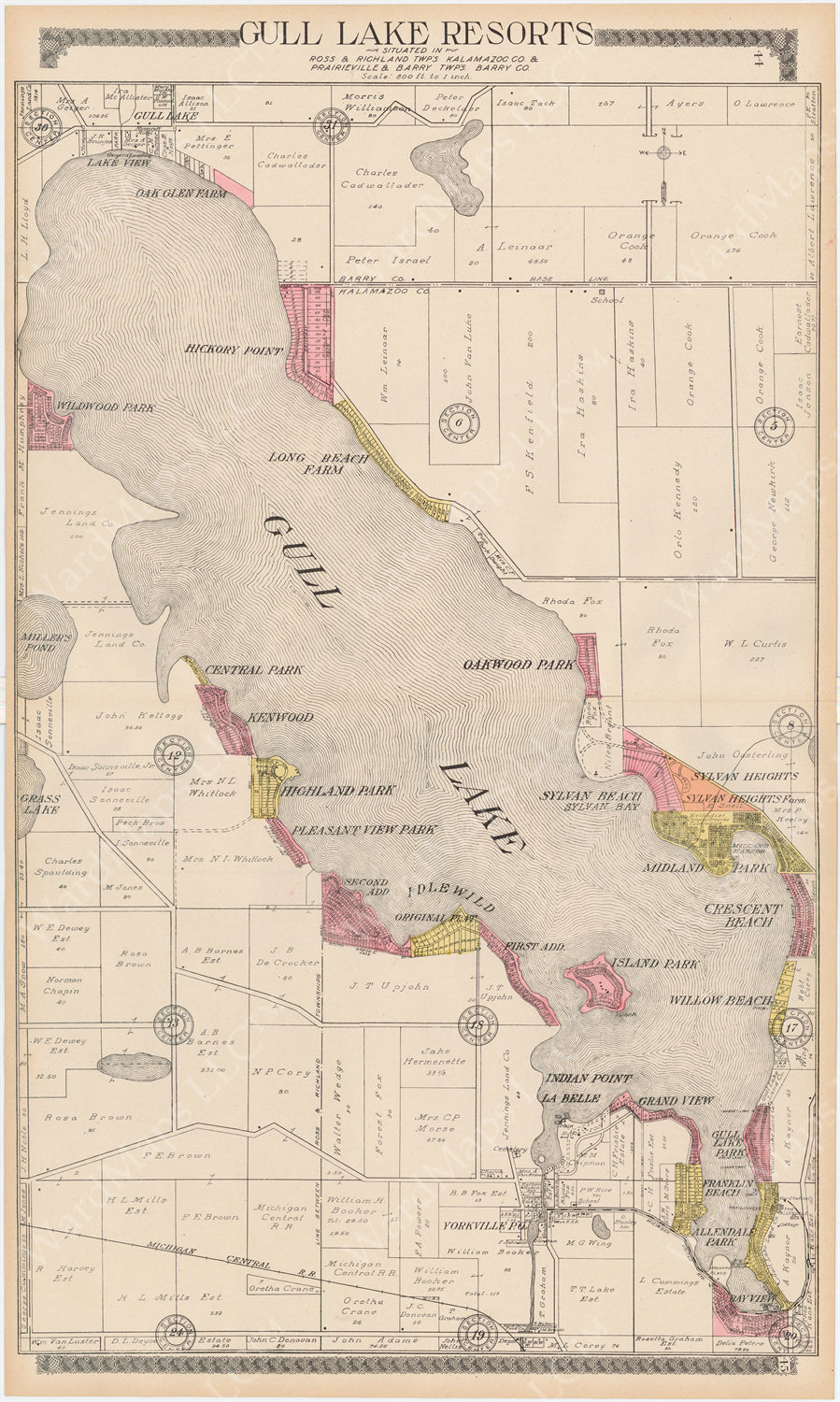 Gull Lake, Michigan 1910