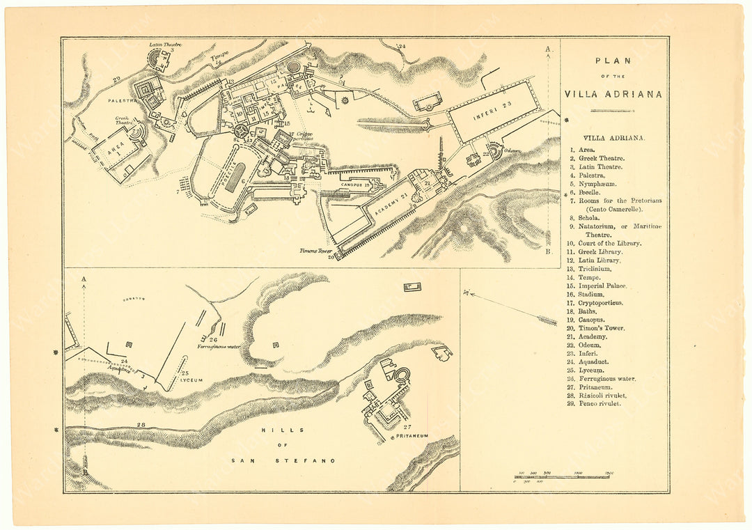 Hadrian's Villa, Italy 1881