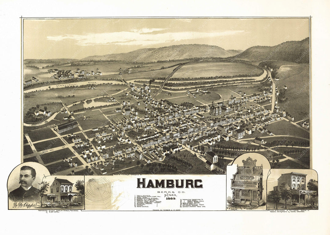 Hamburg, Pennsylvania 1889