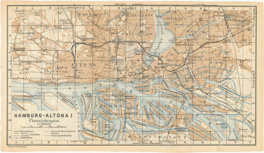 Hamburg and Altona, Germany 1936