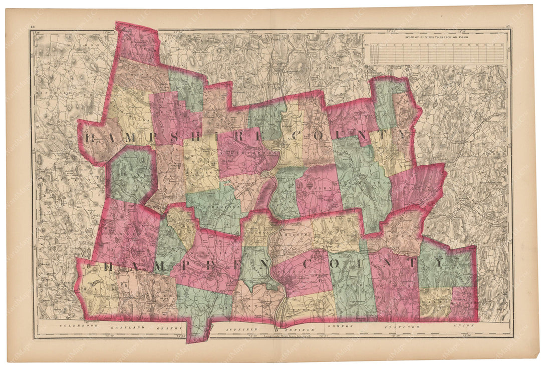 Hampden and Hampshire Counties, Massachusetts 1871