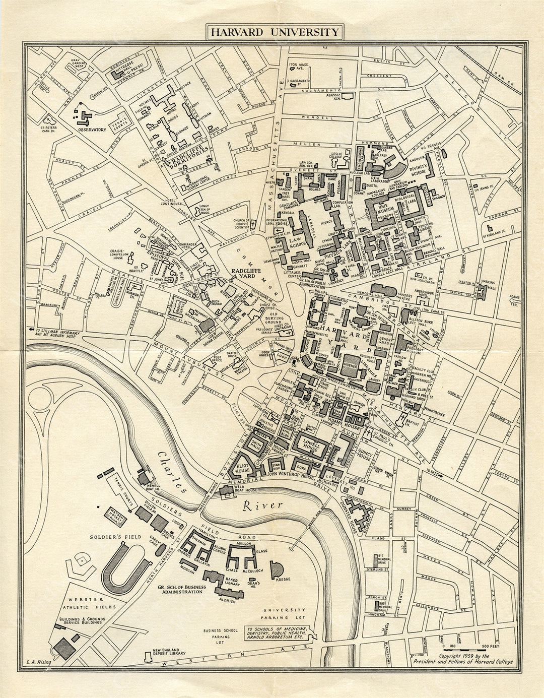 Harvard University, Cambridge and Boston, Massachusetts 1959