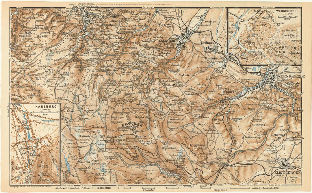 Brocken Mountain Region, Germany 1936