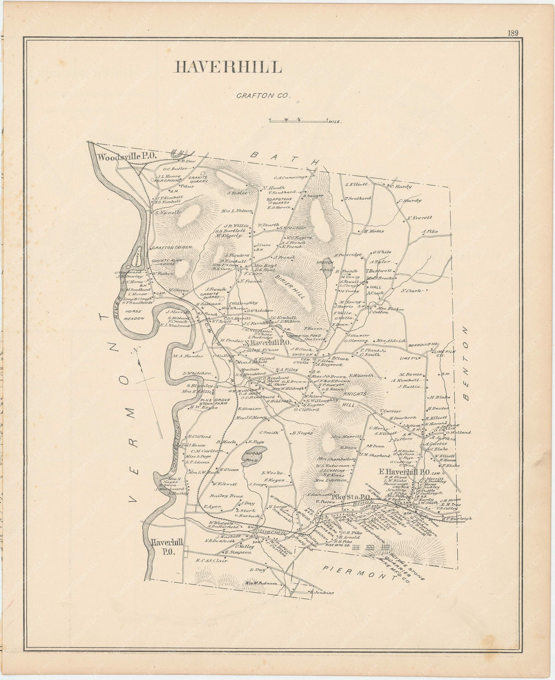 Haverhill, New Hampshire 1892