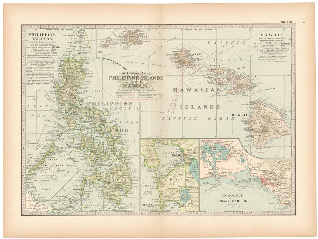 Philippines and Hawaii 1897