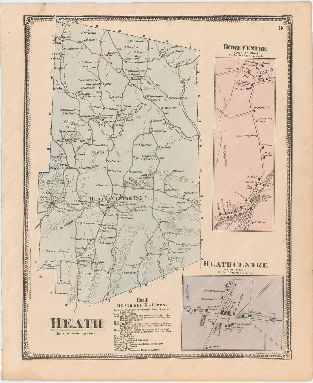 Heath and Rowe, Massachusetts 1871