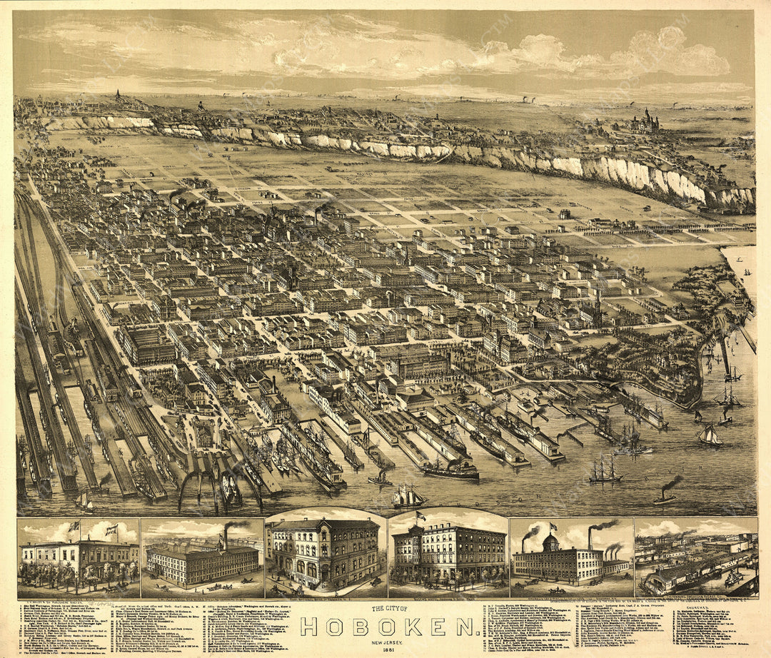 Hoboken, New Jersey 1881