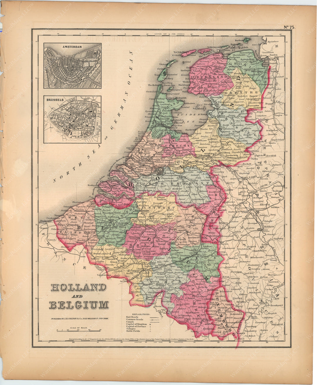 Belgium and Holland (The Netherlands) 1857