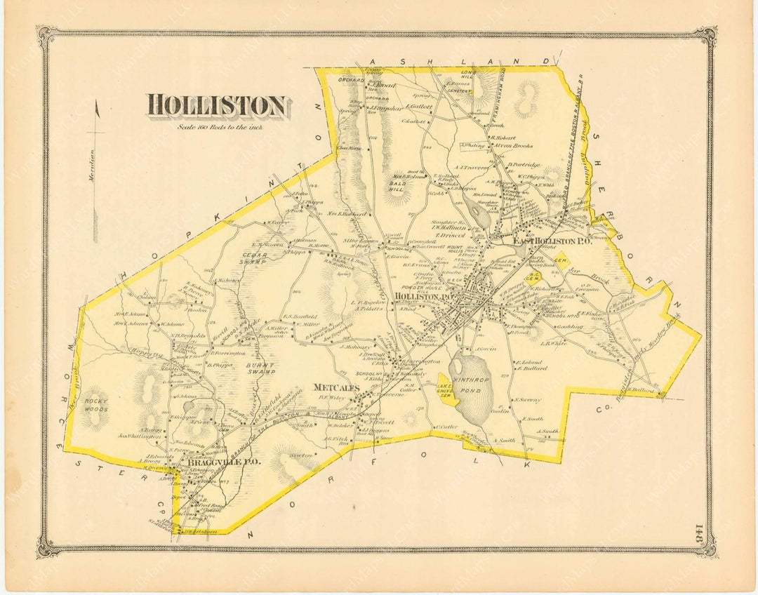 Holliston, Massachusetts 1875