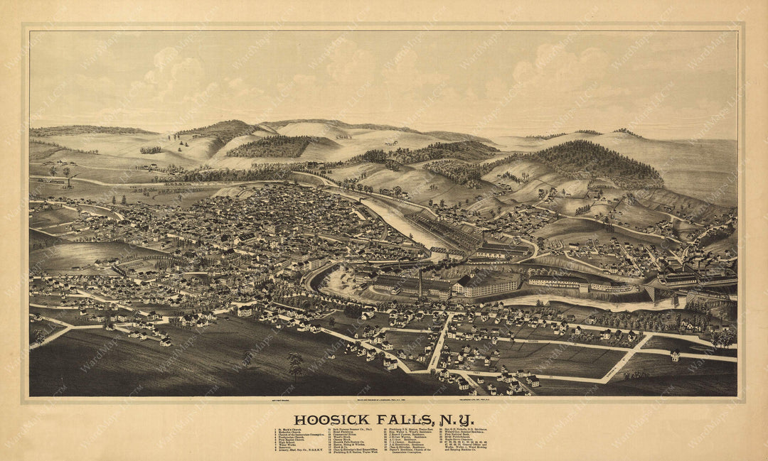 Hoosick Falls, New York 1889