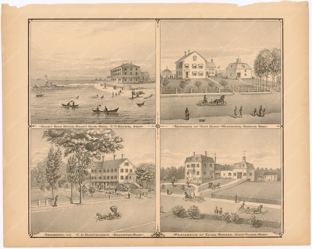 Brockton, Duxbury, Hanson, and Marshfield, Massachusetts 1879