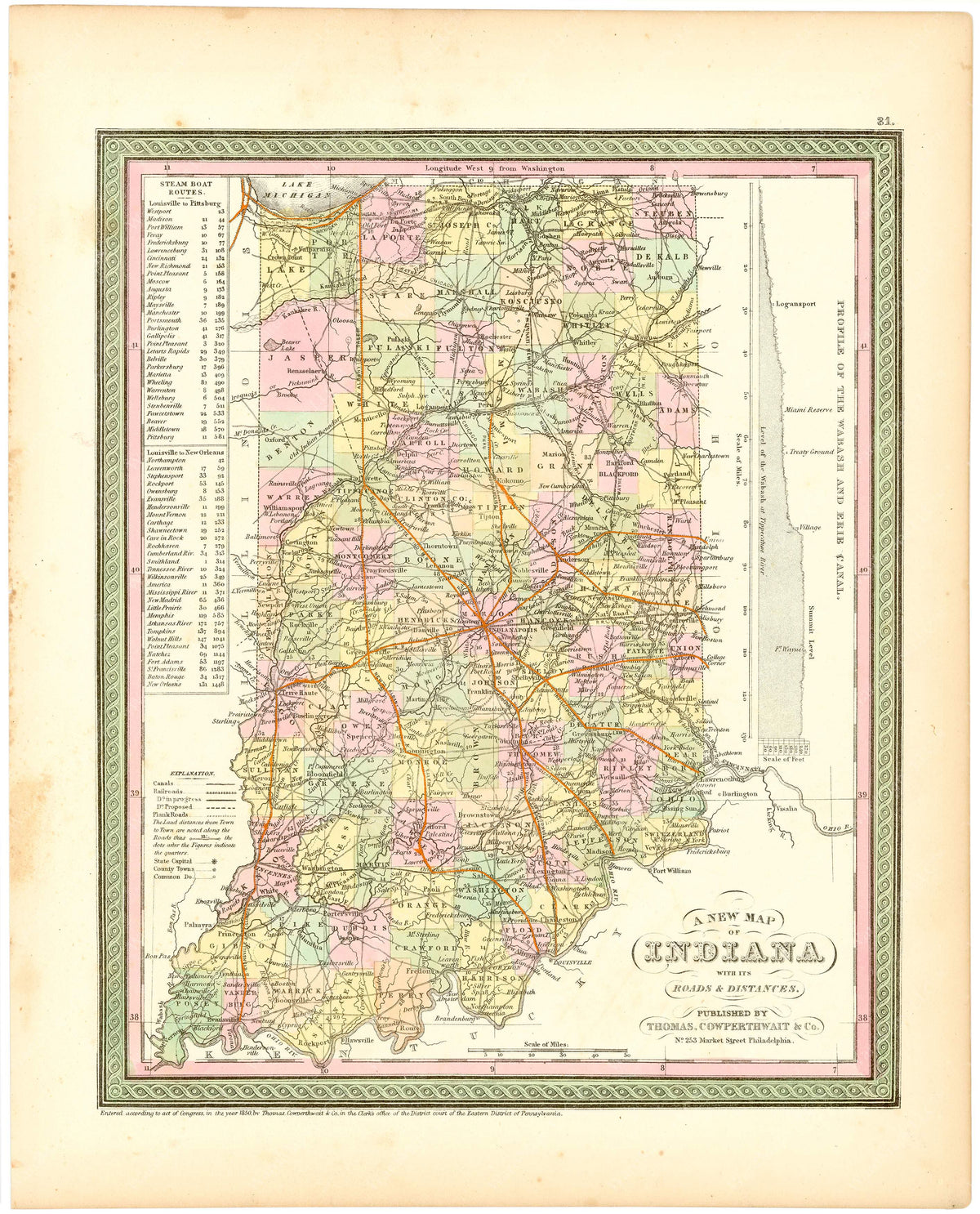 28 Indiana State Maps of Indiana – WardMaps LLC