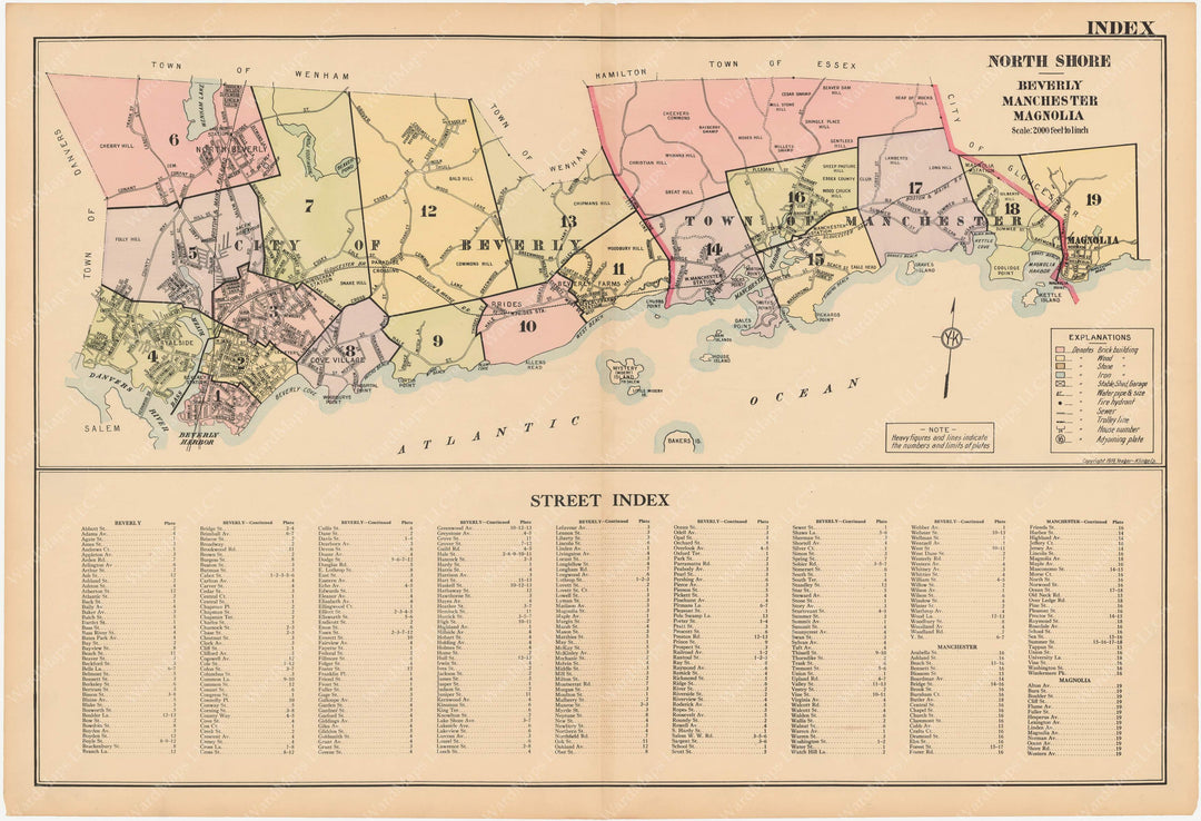 North Shore 1919 Index Plate